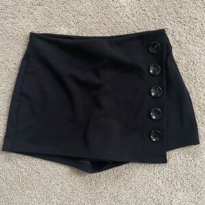 Streetwear Society Black Skort